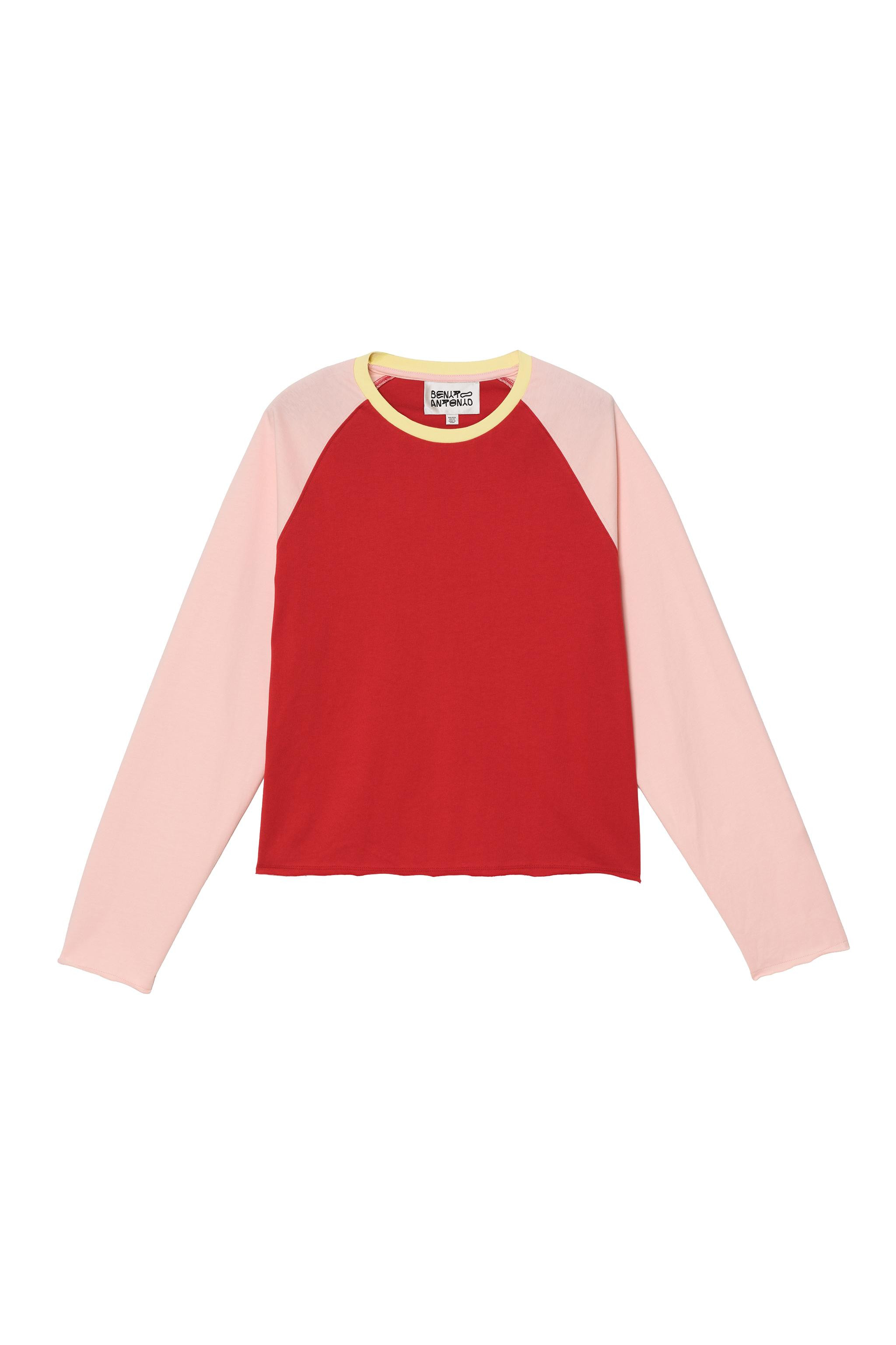 CROPPED COLOUR BLOCK T-SHIRT | Zara UK