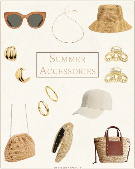 Summer accessories, beach hat, vacation finds, dainty jewelry 

#LTKFindsUnder100 #LTKStyleTip #LTKFindsUnder50