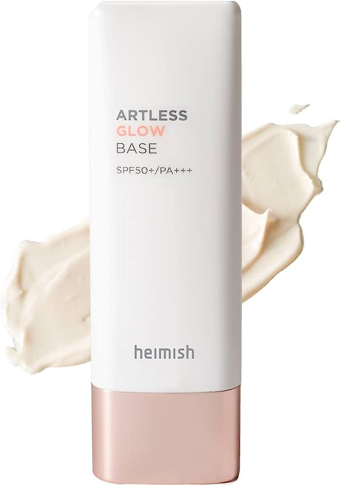 heimish Artless Glow Base SPF 50+ PA+++ 1.4fl.oz/40ml | Moisturizer, Sunscreen to Makeup Base | C... | Amazon (US)