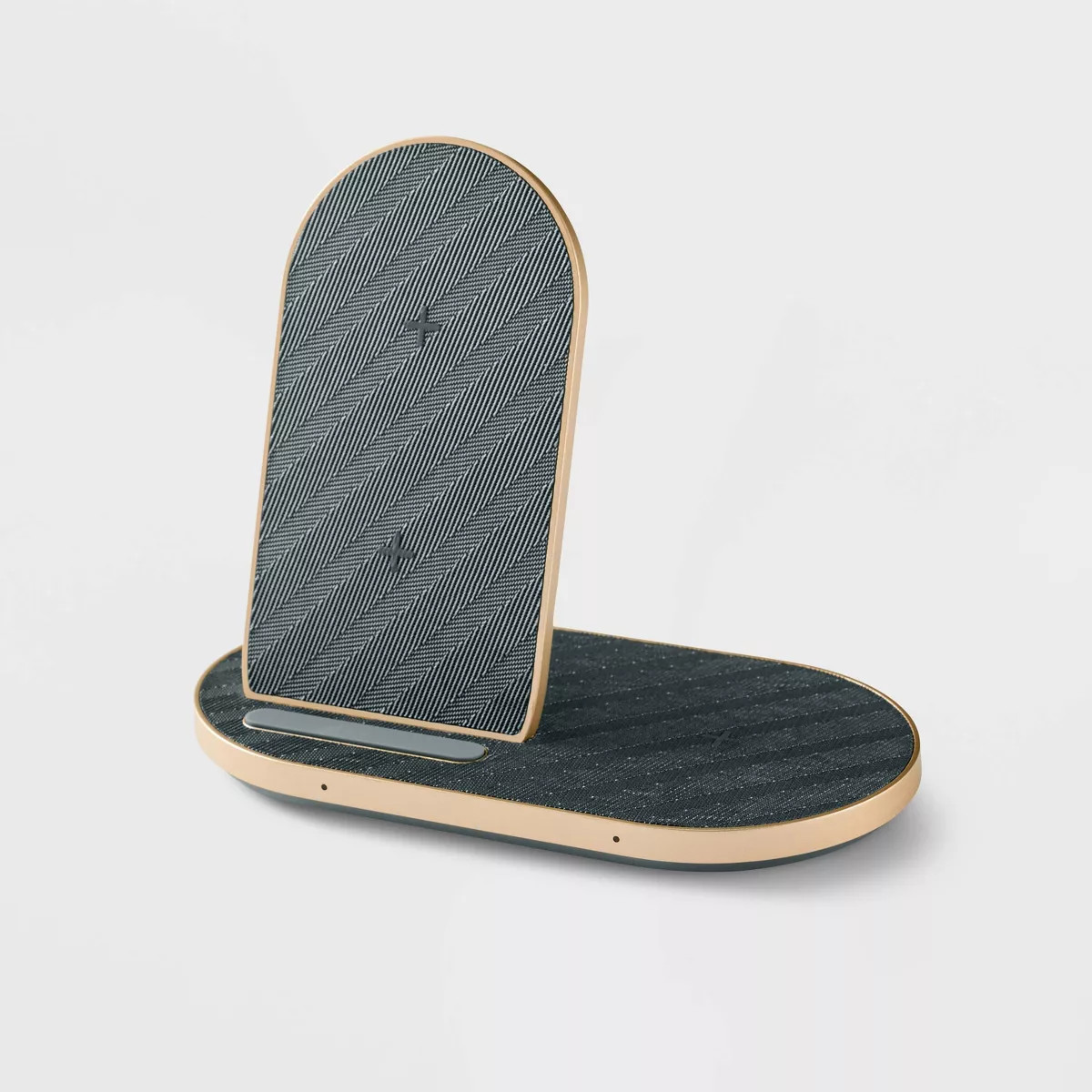 Qi 2-in-1 Wireless Charger - heyday™ Night Gray | Target