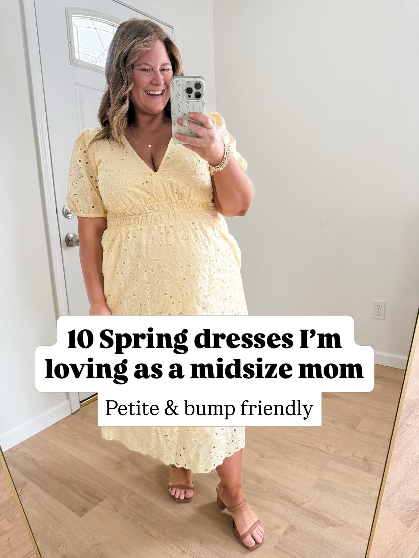 If you’re looking for an Easter dress, baby or wedding shower dress, or just a pretty dress for Spring these are some I’ve shared and loved recently! 💗

Spring dress round up!! Easter dress, spring dress, wedding guest dress, shower dress, etc! 

I wear an XL in almost all of these.  

I wear a large in these: 
-Amegoya colorful midi dress 
-Quince gingham dress 
-Old Navy gauze dress (large petite) -Old Navy green dress (large petite)

#LTKBump #LTKWedding #LTKMidsize