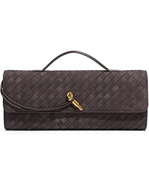 Trendy Woven Evening Clutch Purses Women Underarm Shoulder Handbag Cute Satchels Crossbody Purse ... | Amazon (US)