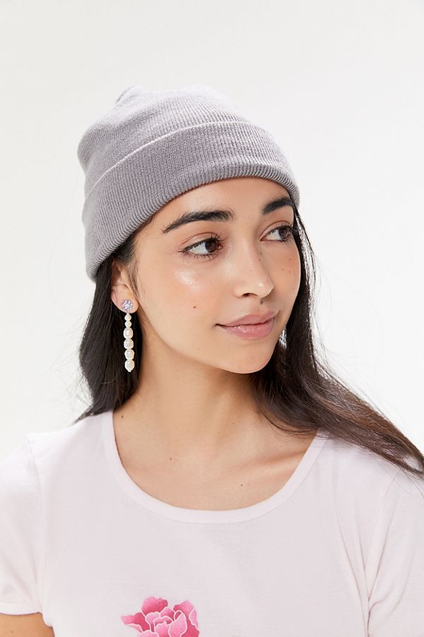 UO Lila Jersey Knit Beanie | Urban Outfitters (US and RoW)