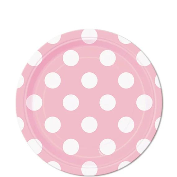 Baby Pink Polka Dot Plates/ Pink Polka Dot Plates/ Polka Dot | Etsy | Etsy (US)