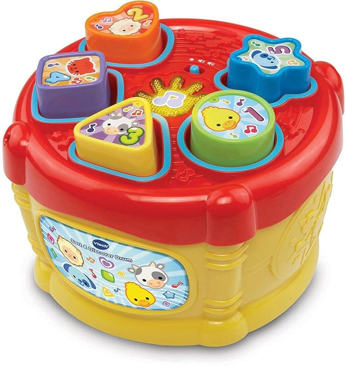 VTech Sort and Discover Drum, Musical Toy with Learning Games, Interactive Toy Suitable for Boys ... | Amazon (US)