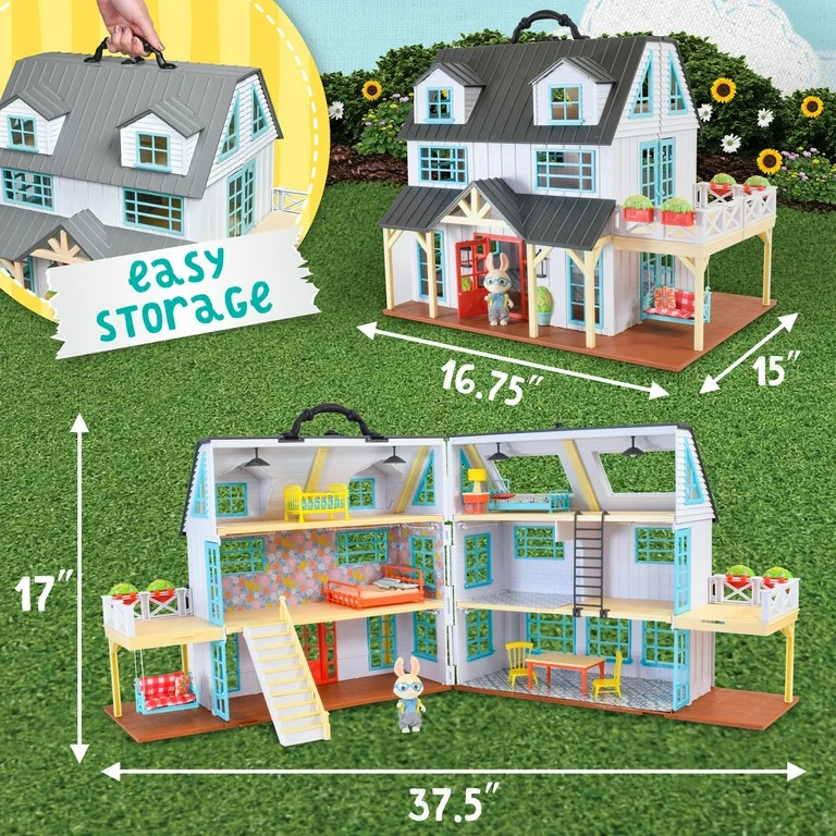 Honey Bee Acres Buzzby Farmhouse Doll Playset & Mini Figure, 25 Pieces, children Ages 3+ - Walmar... | Walmart (US)