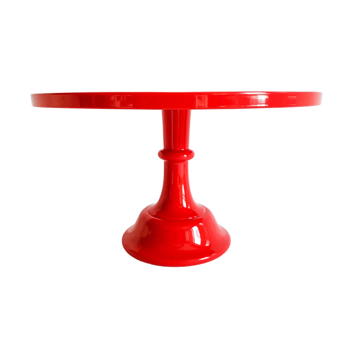 Red Melamine Pedestal Cake Stand | Ellie and Piper