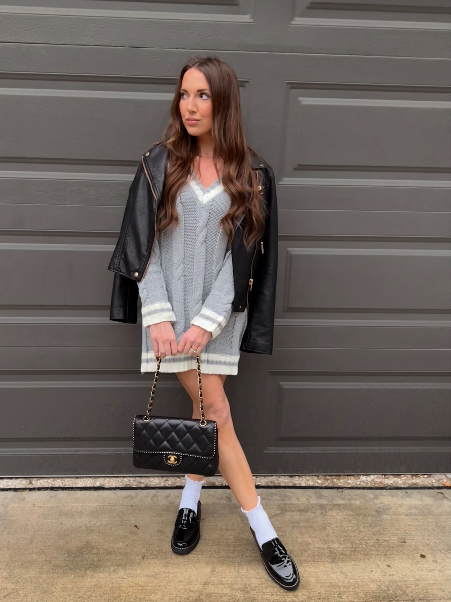 Preppy look for the first day of fall! Wearing XS in sweater dress!

sweater dress, loafers, preppy style, fall outfit Inspo 

#LTKShoeCrush #LTKStyleTip #LTKFindsUnder100