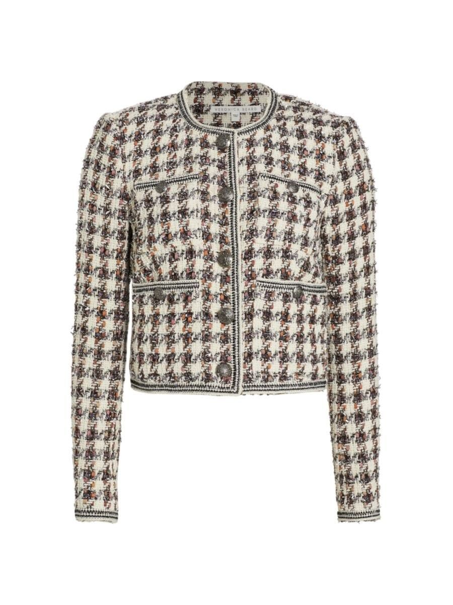 Veronica Beard Cirtane Houndstooth Jacket | Saks Fifth Avenue