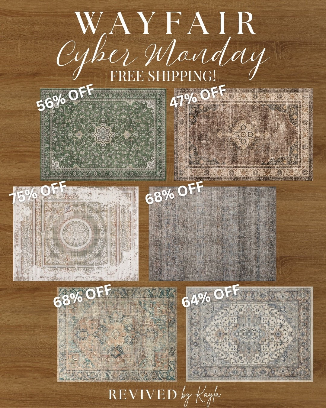 Tons of rugs are on sale for Wayfair’s Cyber Monday! All with free shipping 🛍️✨

#cybermonday #homedecor #homedesign #modern #cozy #traditional #home #decor #sale #deals #rugs 

#LTKFindsUnder100 #LTKHome #LTKCyberWeek