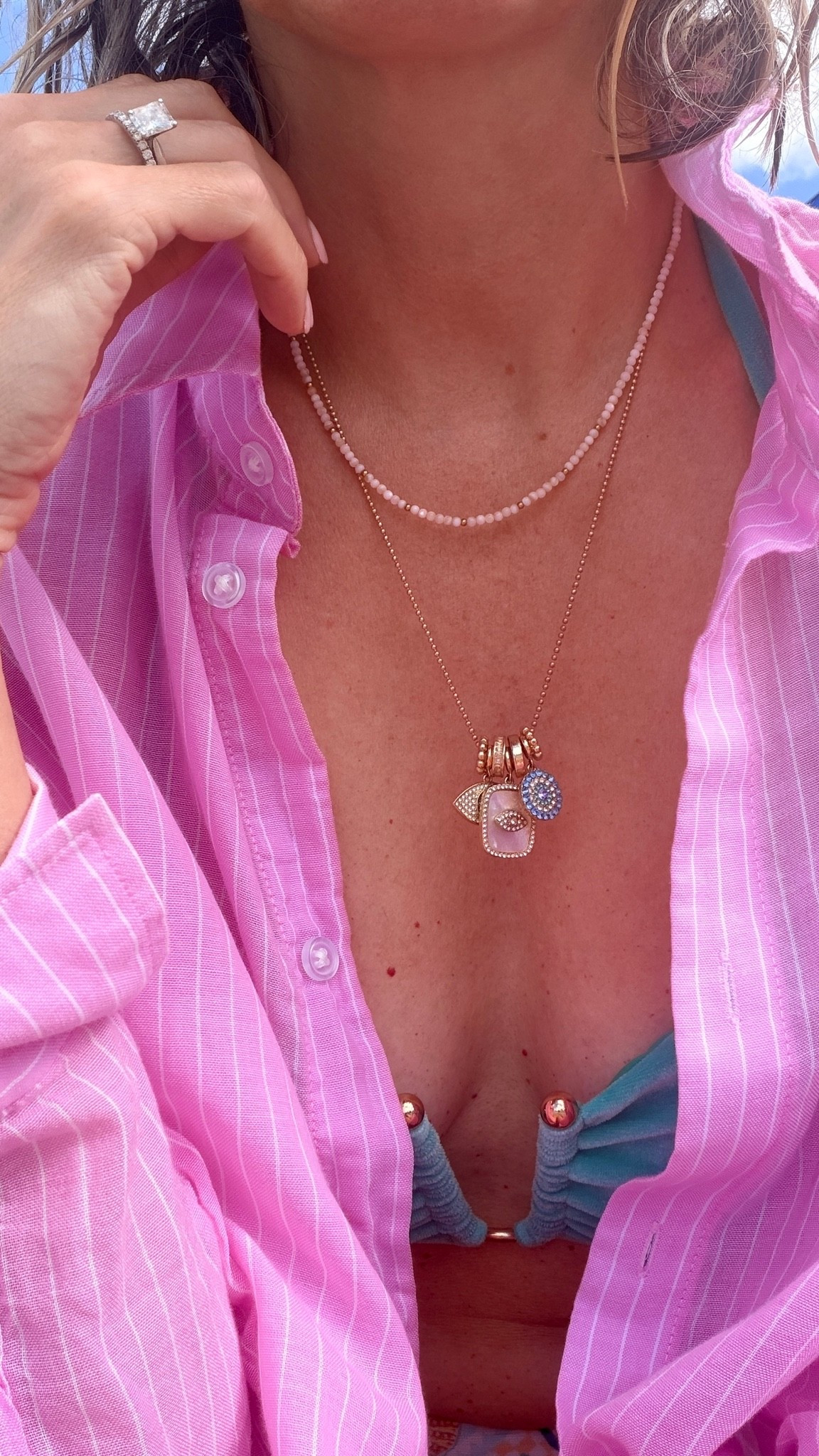 pool jewels + pink cotton set! 🪬💓

bikini is an oldie from walmart. my gawd, i wish they’d restock this!

#LTKootd #LTKOver40 #LTKSeasonal