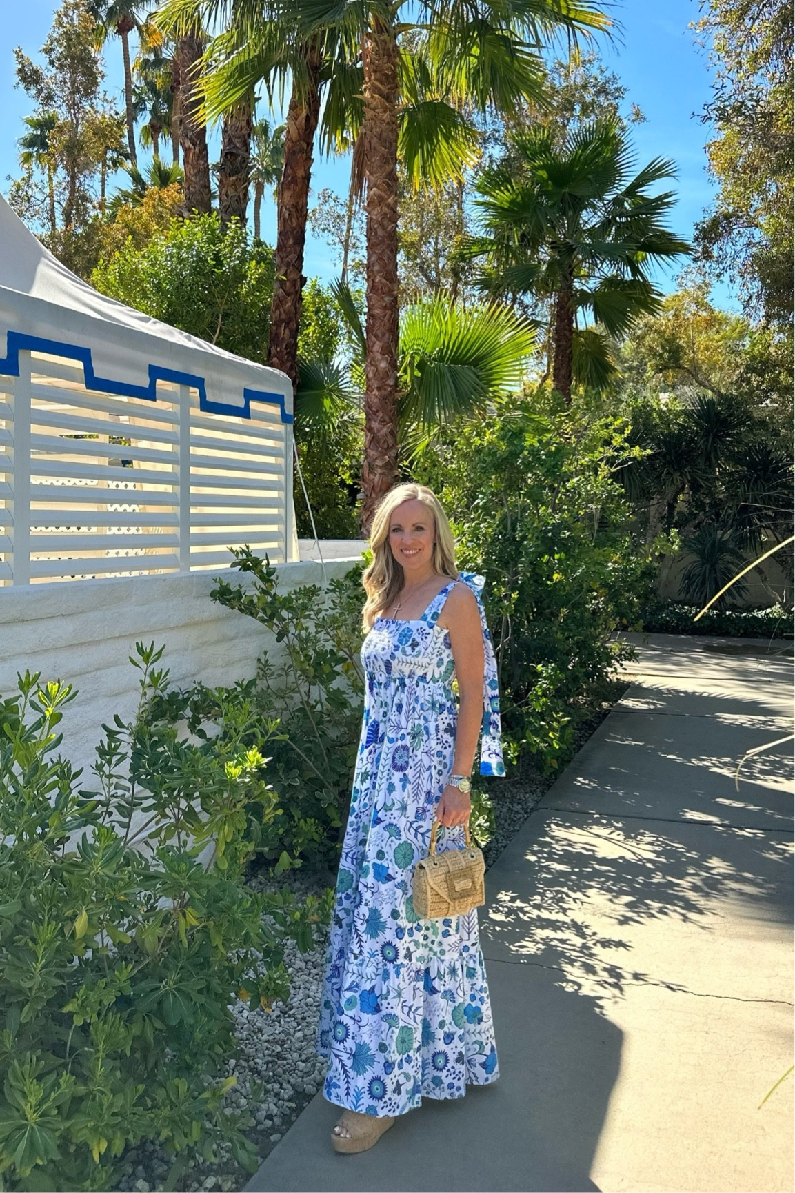 This beautiful blue and white patterned maxi dress, cork wedges and handwoven rattan handbag have all been repeat top sellers! 


#LTKFind #LTKstyletip #LTKSeasonal