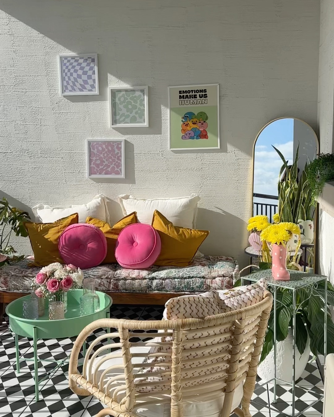 transformed my balcony into a colorful lil jungle 🧚‍♀️🪷

#LTKhome 

#LTKVideo