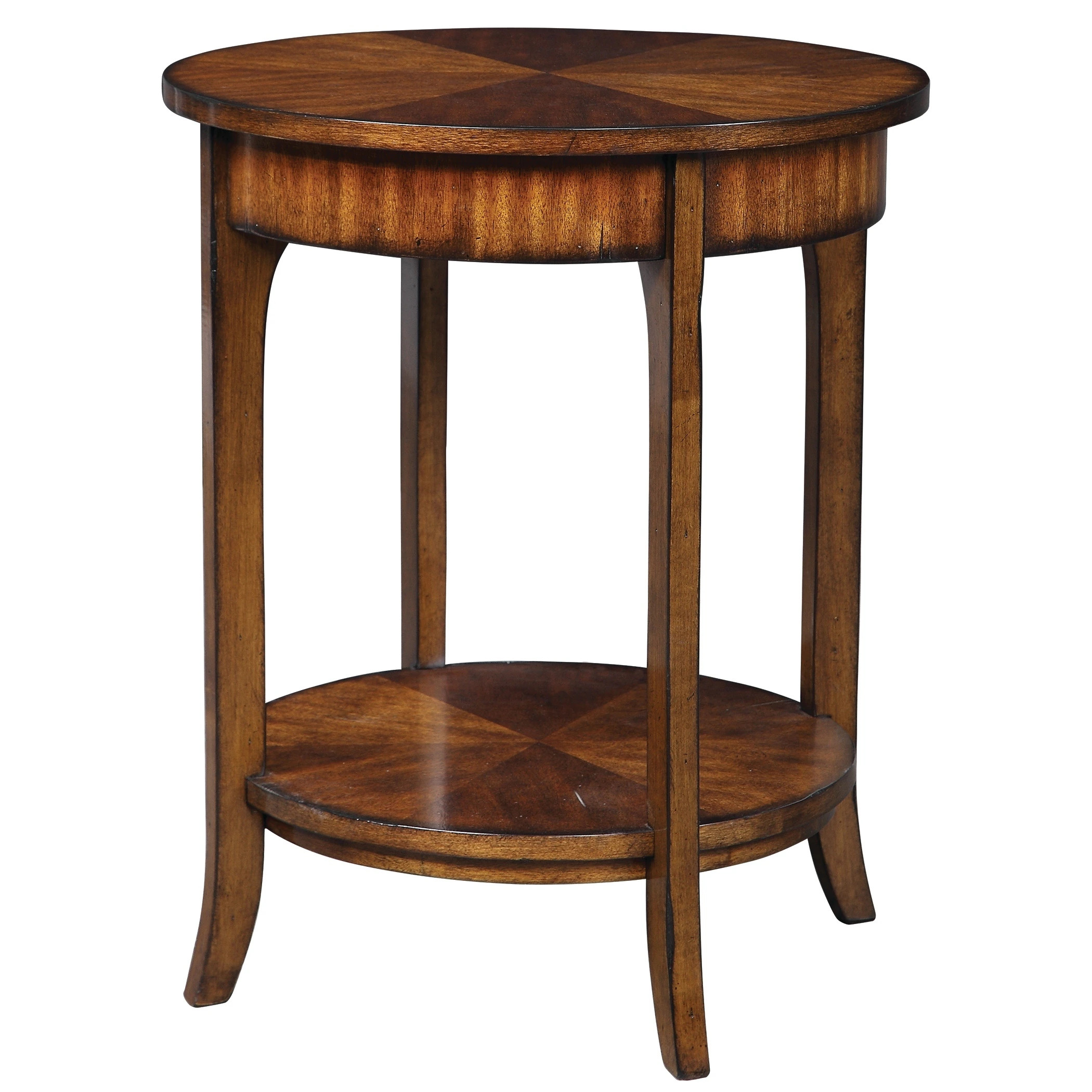 Uttermost Carmel Round Lamp Table | Overstock