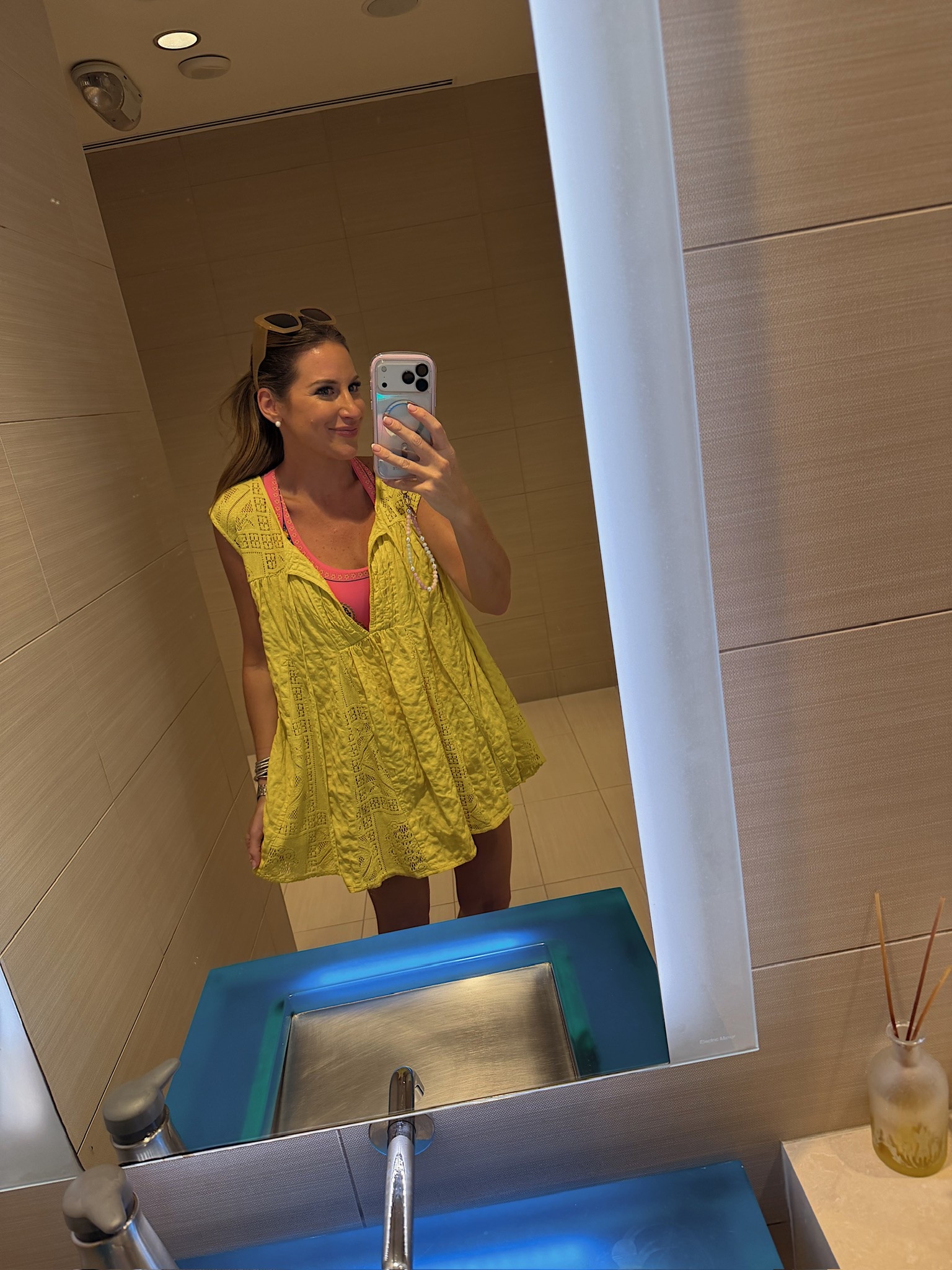 Four Seasons Orlando pool day outfit! In a small dress, sunglasses and accessories- fits tts.

#LTKootd #LTKSeasonal #LTKSwim