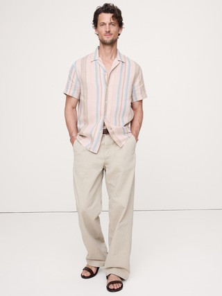 Standard-Fit Linen-Cotton Resort Shirt | Banana Republic (US)