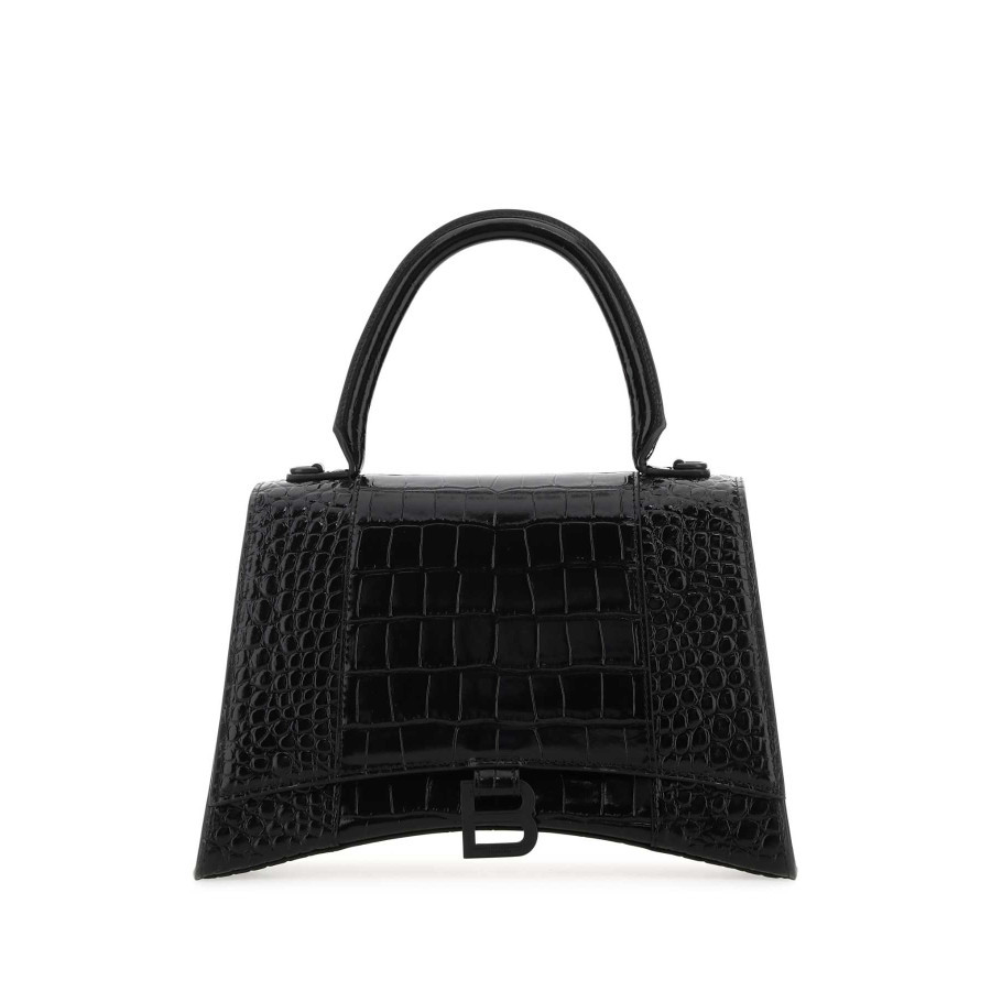 Balenciaga Black Leather Hourglass Handbag | Jomashop.com & JomaDeals.com