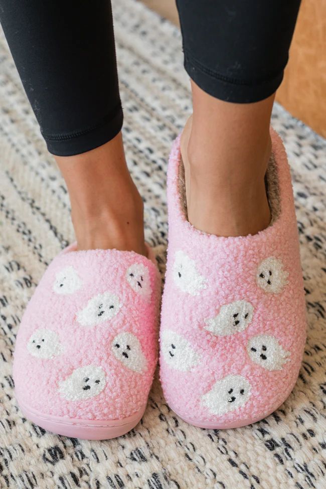 Ghost Slippers | Pink Lily