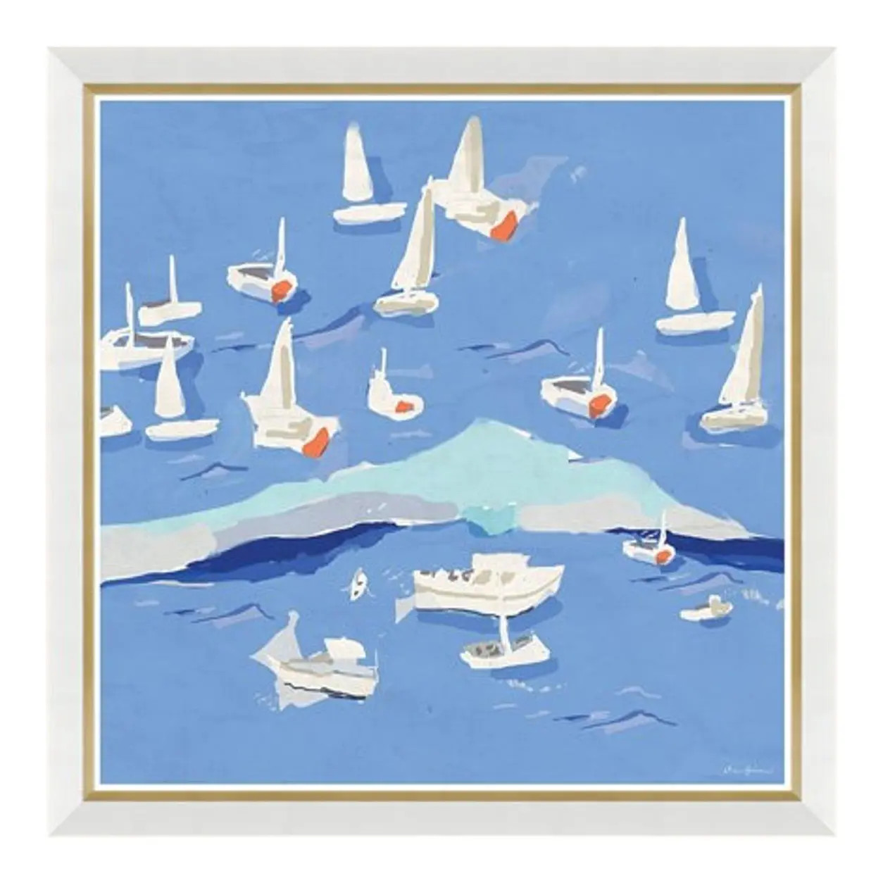 Island Hopping Number Two, Unframed Print | Chairish