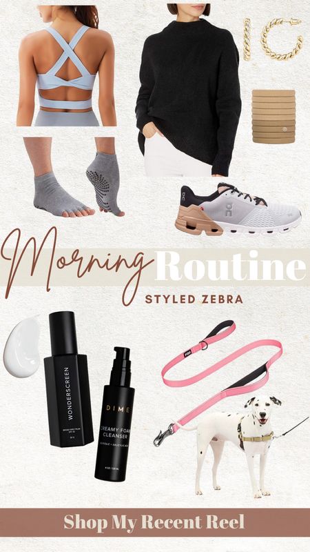My morning routine go to’s from my recent Reel. Shop my Dime favorites at Dime.com and use code ZOEZ20 for 20% off 

#LTKunder100 #LTKstyletip #LTKunder50