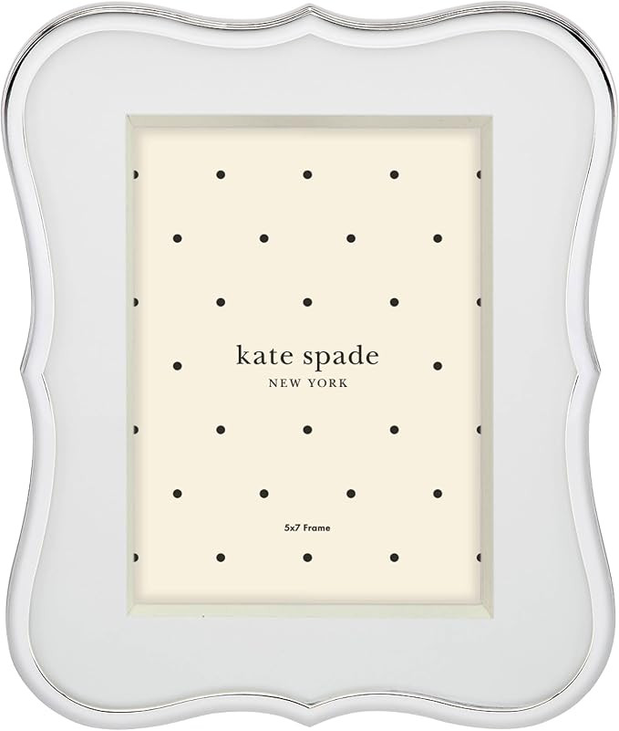 kate spade new york Crown Point 5" x 7" Frame, Silver | Amazon (US)