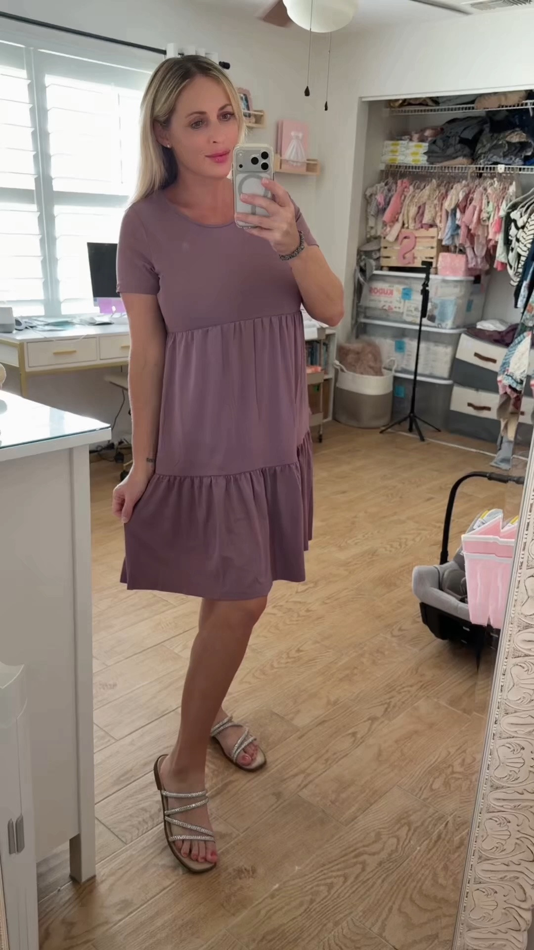 Postpartum outfit. Maternity dress

#LTKmomlife #LTKBaby