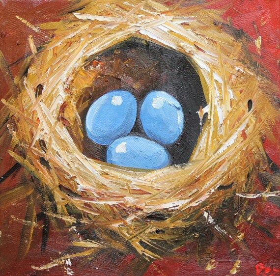 Commission your own Nest custom portrait oil Painting by Roz | Etsy (US)