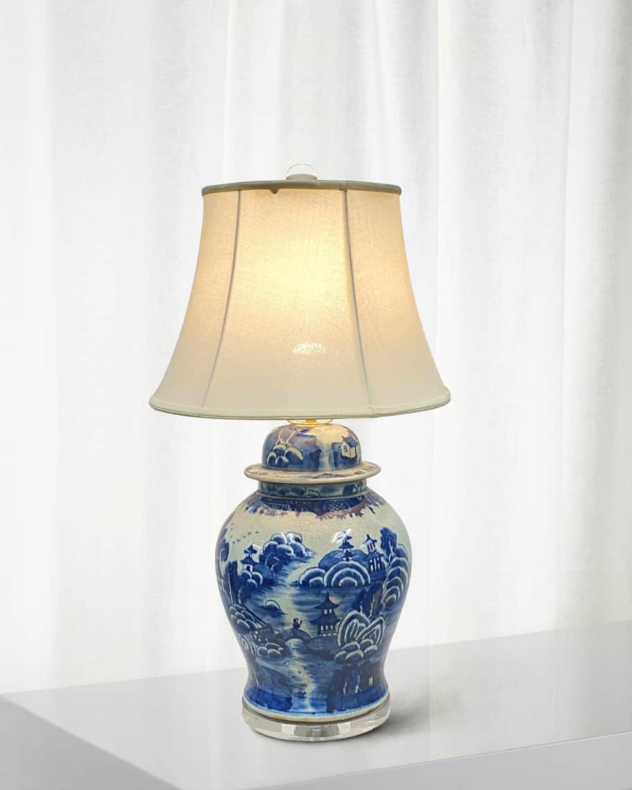 Chinoiserie Ceramic Lamp, 28 | Neiman Marcus
