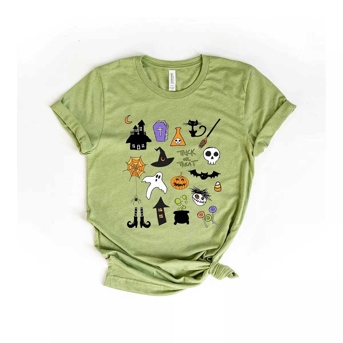 Simply Sage Market Women's Halloween Collage Short Sleeve Graphic Tee | Target
