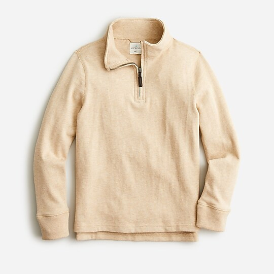 Kids' half-zip cotton popover shirt | J. Crew US