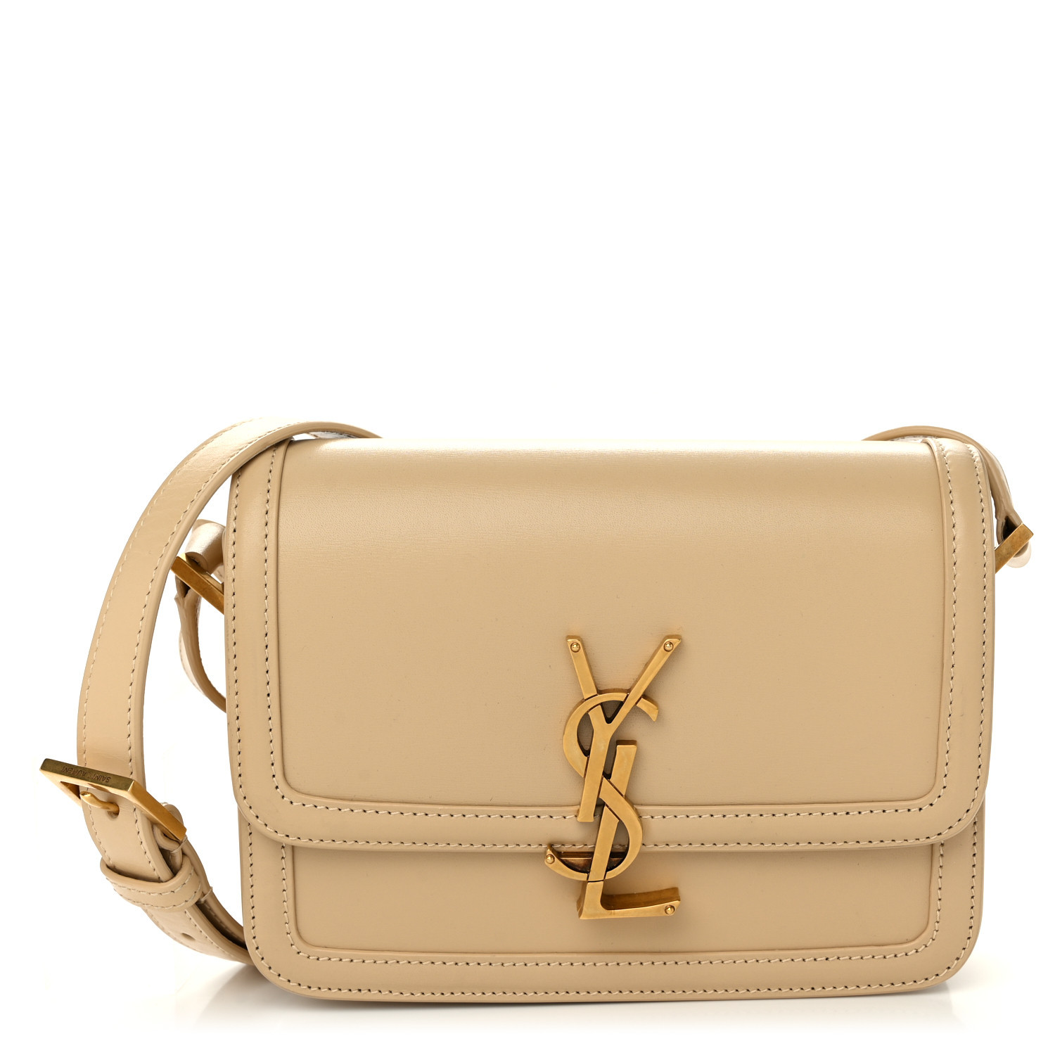Smooth Calfskin Small Solferino Satchel Ivory Natural | FASHIONPHILE (US)