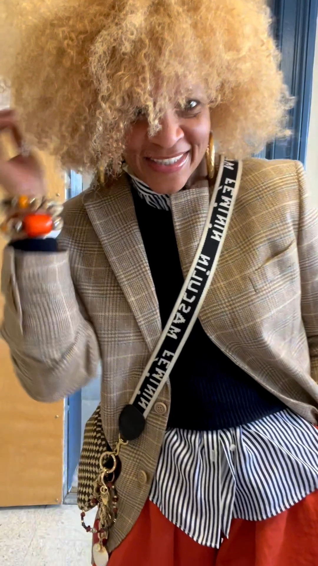 Embracing the fun of playing with color and patterns while trying to welcome spring 🌼✨ But of course, winter keeps knocking, so it’s boots and layers for now! 🧡🤎

#OOTD #SpringFashion #ColorPlay #styleinspo #teachersofinstagram

Blazer: @Macys
Sweater: @Zara
Shirt: @jcrew
Pants: @amazon
Boots: @vincecamuto
Bag: @shopclarev
Bag Fob: @ellesheba_carter123

#LTKWorkwear #LTKootd #LTKSaleAlert