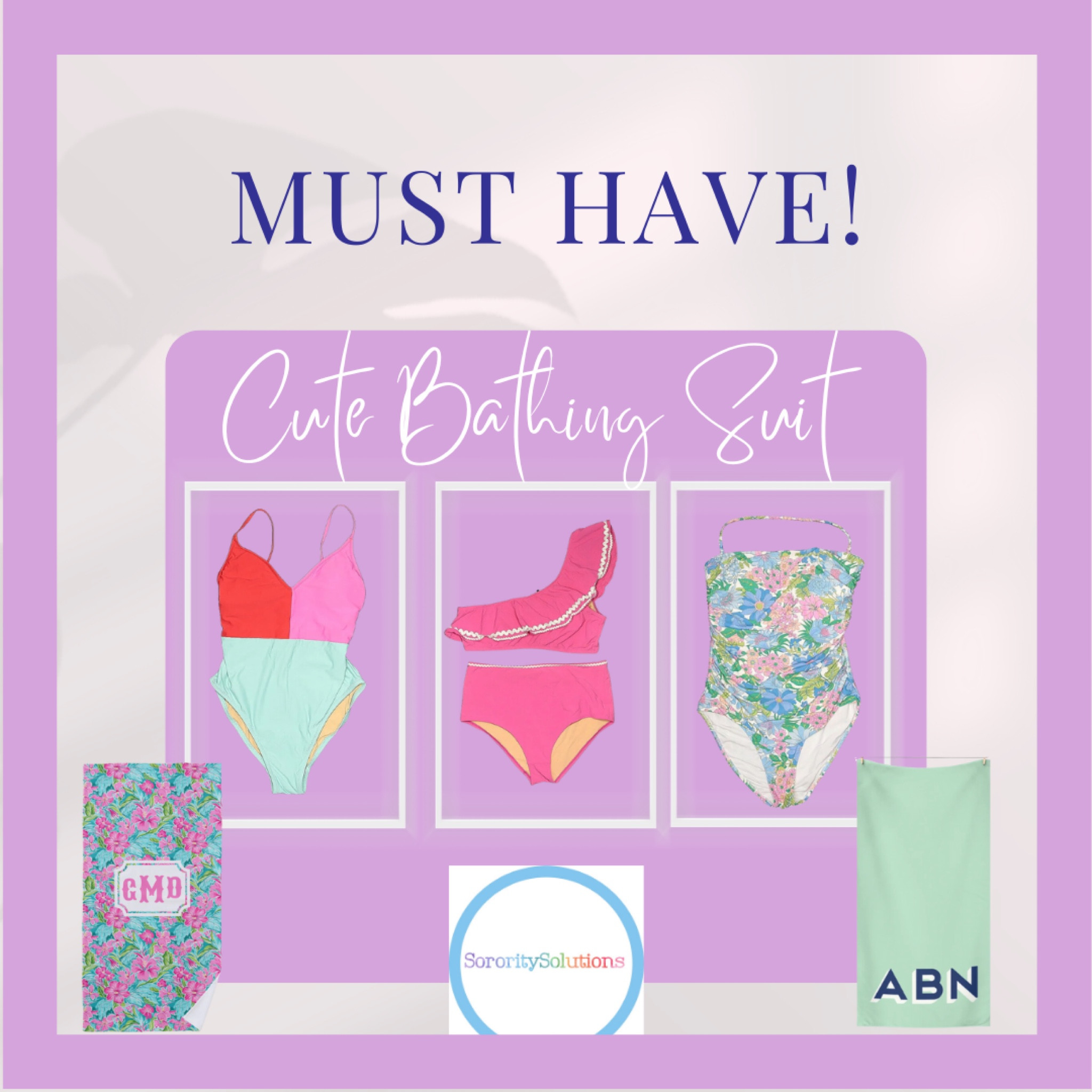 💗Sisterhood swim, lake and beach events call for a SORORITY appropriate suit! Shop these great end of season sales! Grab a monogram beach towel so your does not disappear 🫠!

#LTKxNSale #LTKU #LTKStyleTip