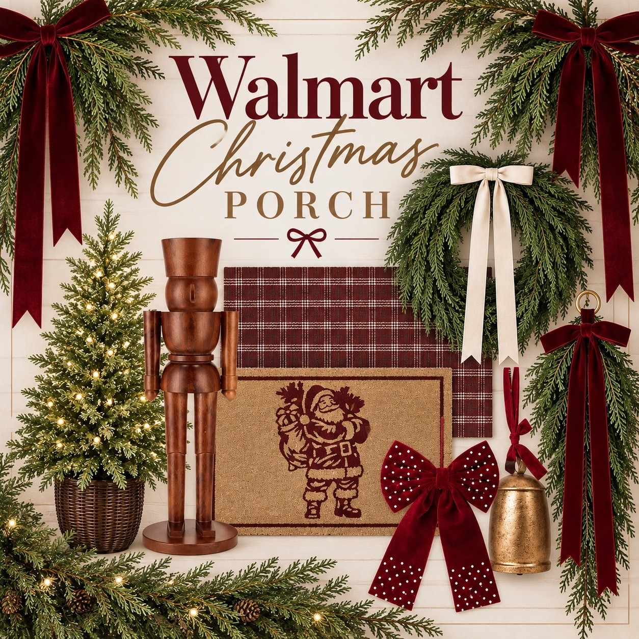 Walmart Christmas porch

#LTKHome #LTKSaleAlert #LTKSeasonal