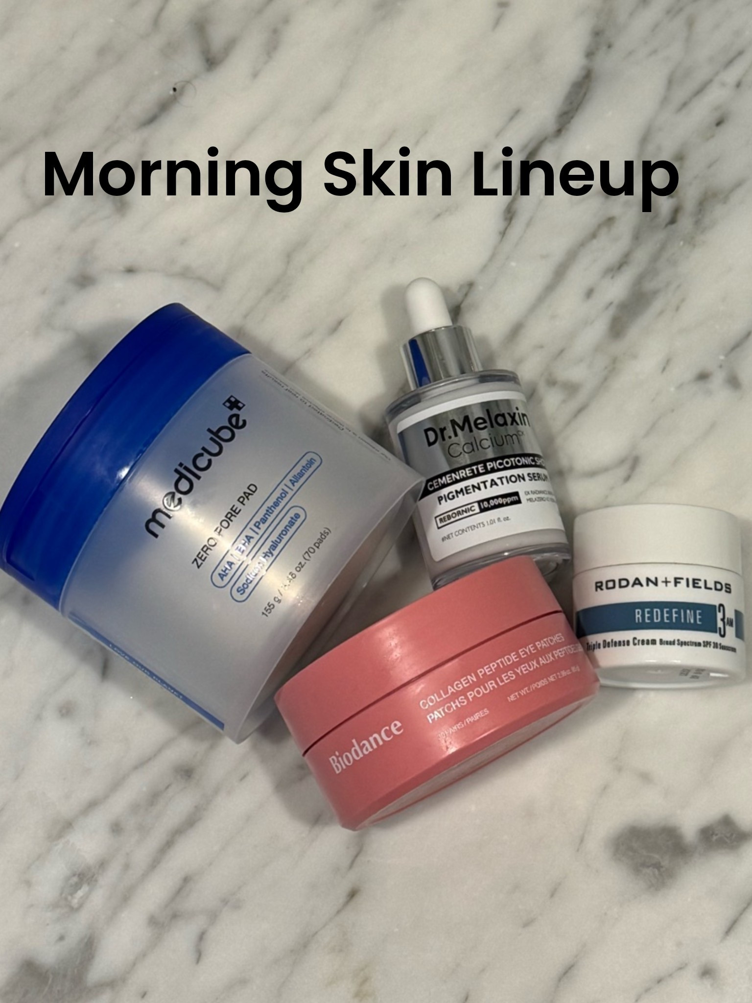 This morning’s skin regimen.

#LTKdayinmylife #LTKmorningroutine #LTKOver40