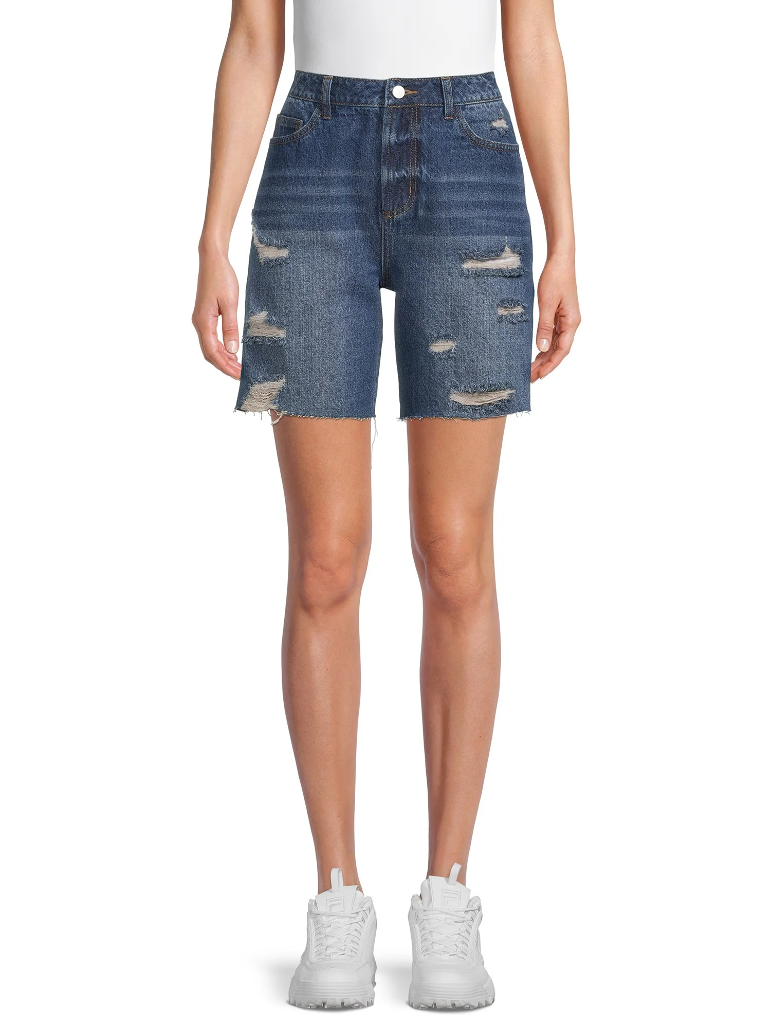 No Boundaries Juniors’ 90's Boyfriend Shorts | Walmart (US)