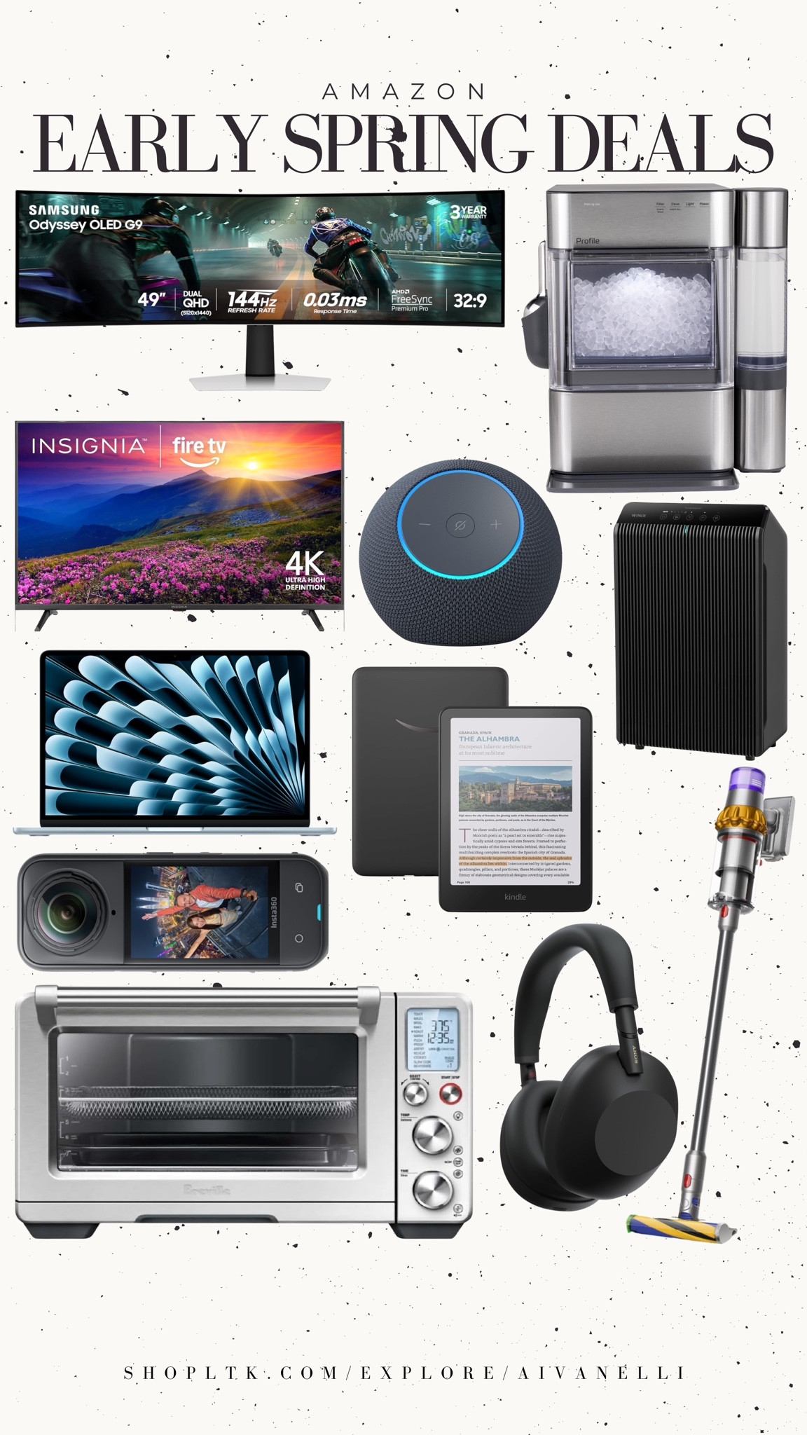 Amazon early spring deals

smart home devices
kitchen countertop appliances
cordless vacuum cleaners
robot vacuum and mop
air fryer essentials
coffee maker and espresso machines
home air purifiers
smart thermostats
compact home appliances

#LTKSaleAlert #LTKSeasonal #LTKHome
