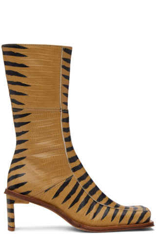 Tan Amparo Boots | SSENSE