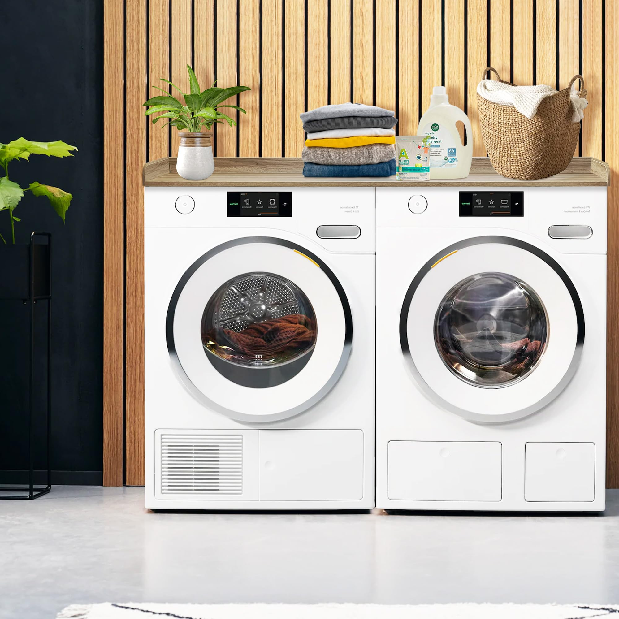 ROYXEN Washer Dryer Countertop, Laundry Countertop Solid Wood, Countertop for All Front-Loaded Wa... | Amazon (US)