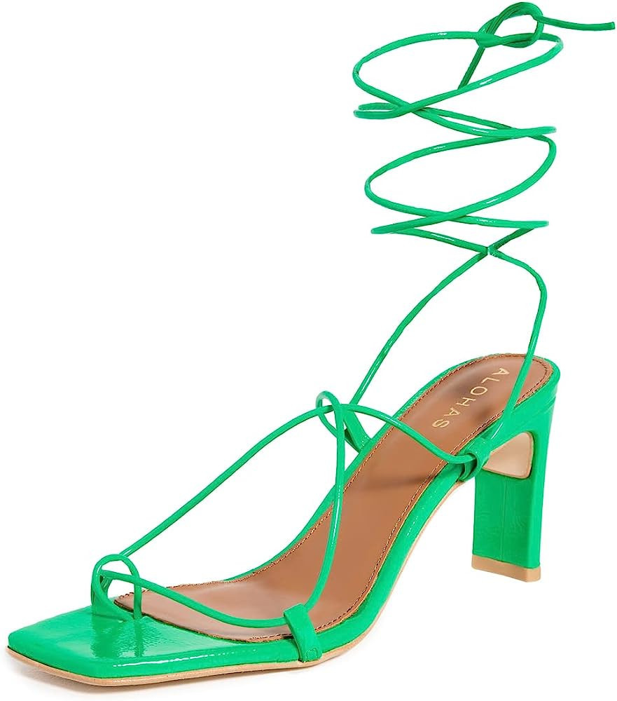 Alohas Summer Fall Womens Bellini Sandals Neon Green Sandals Sandal Heels Heeled Sandals 2023 Amazon | Amazon (US)