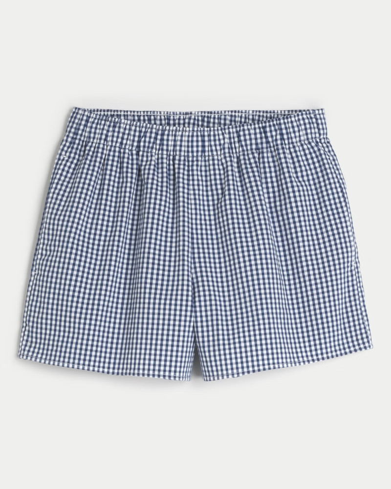 Women's Poplin Boxer Shorts | Women's Bottoms | HollisterCo.com | Hollister (US)