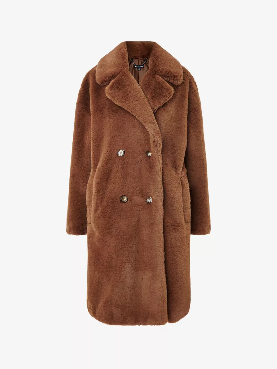 Teddy relaxed-fit faux-fur coat | Selfridges