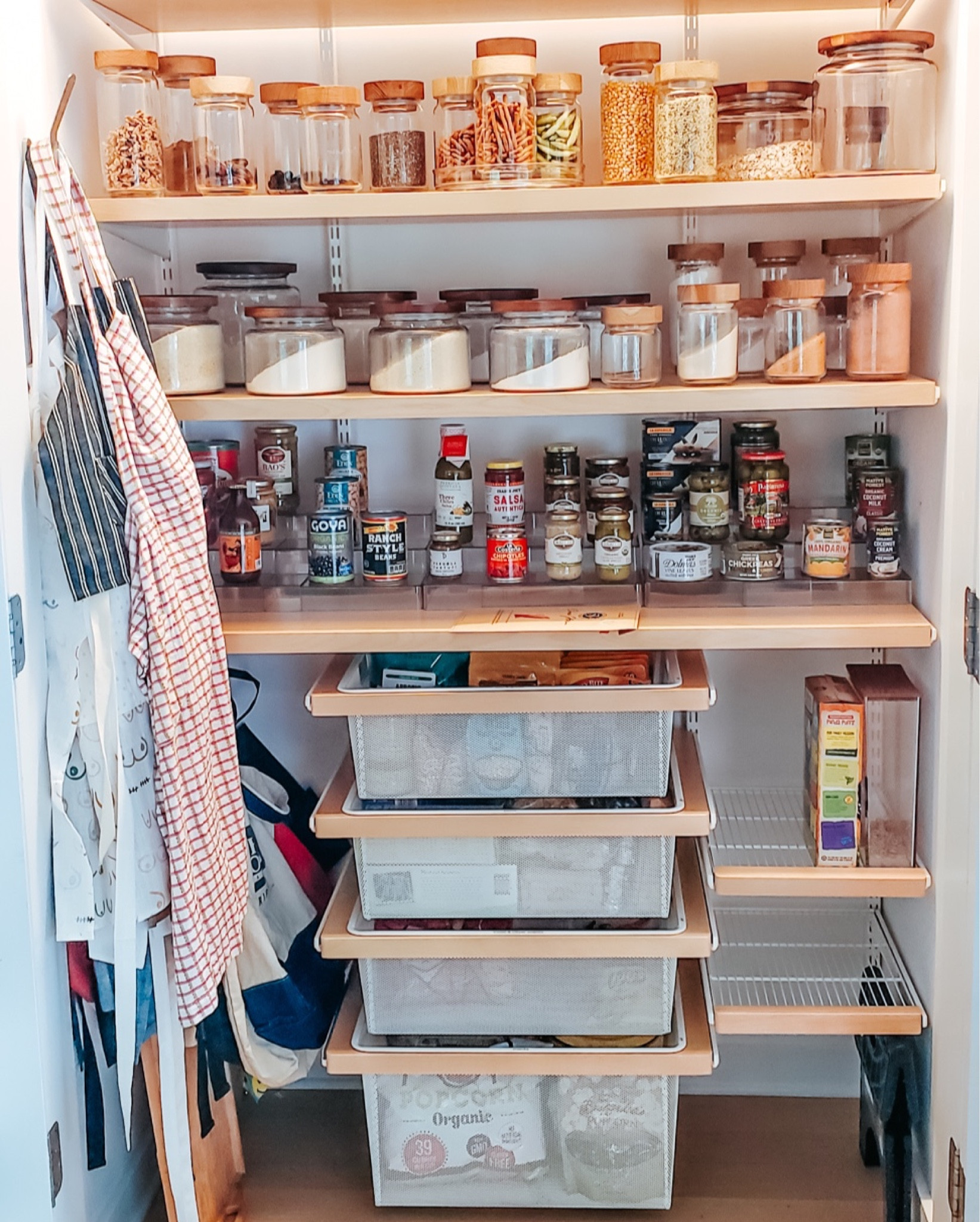 Loving this Elfa pantry we installed for our client several years ago and how well the design and organizing is holding up! We were in recently to freshen things up and rethink a few bits but overall - it's been a fabulous addition to an otherwise not very functional space!

Glass containers like these are a great way to pretty up a pantry and the acrylic expandable can risers make it easy to see what's what! Shop them at the link in our bio.

#organizing #organizingtips #organizingideas #homeorganizing #professionalorganizing #organizinginspiration #organizingsolutions #organizinggoals #closetorganizing #organization #organizedlife #getorganized #organized #professionalorganizer #proorganizer #womenownedbusiness #nashville #nashvilleorganizing #fyp #elfacreatingspace

#LTKhome #LTKstyletip #LTKfamily