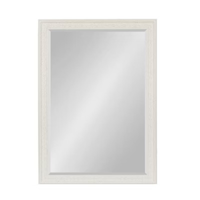 29" x 41" Alysia Framed Wall Mirror White - Kate and Laurel | Target