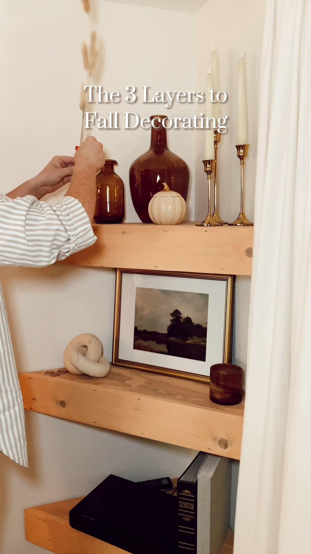 Adding in layers of fall around the house! Amber vase, fall decor, Halloween, pumpkin, Halloween decor, thanksgiving decor.

#LTKstyletip #LTKSeasonal #LTKhome