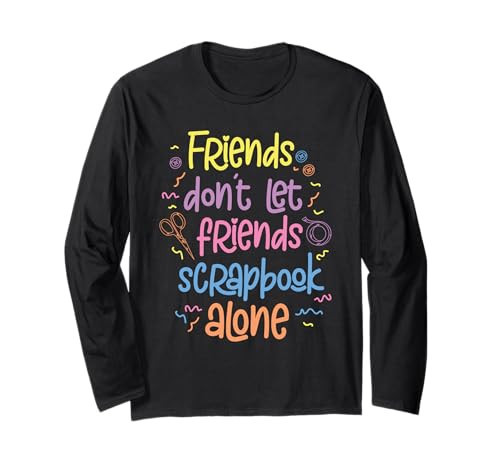 Scrapbooking Design For Girls And Women Long Sleeve T-Shirt | Amazon (US)