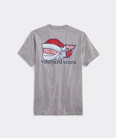 Vacation Santa Whale Short-Sleeve Pocket Tee | vineyard vines