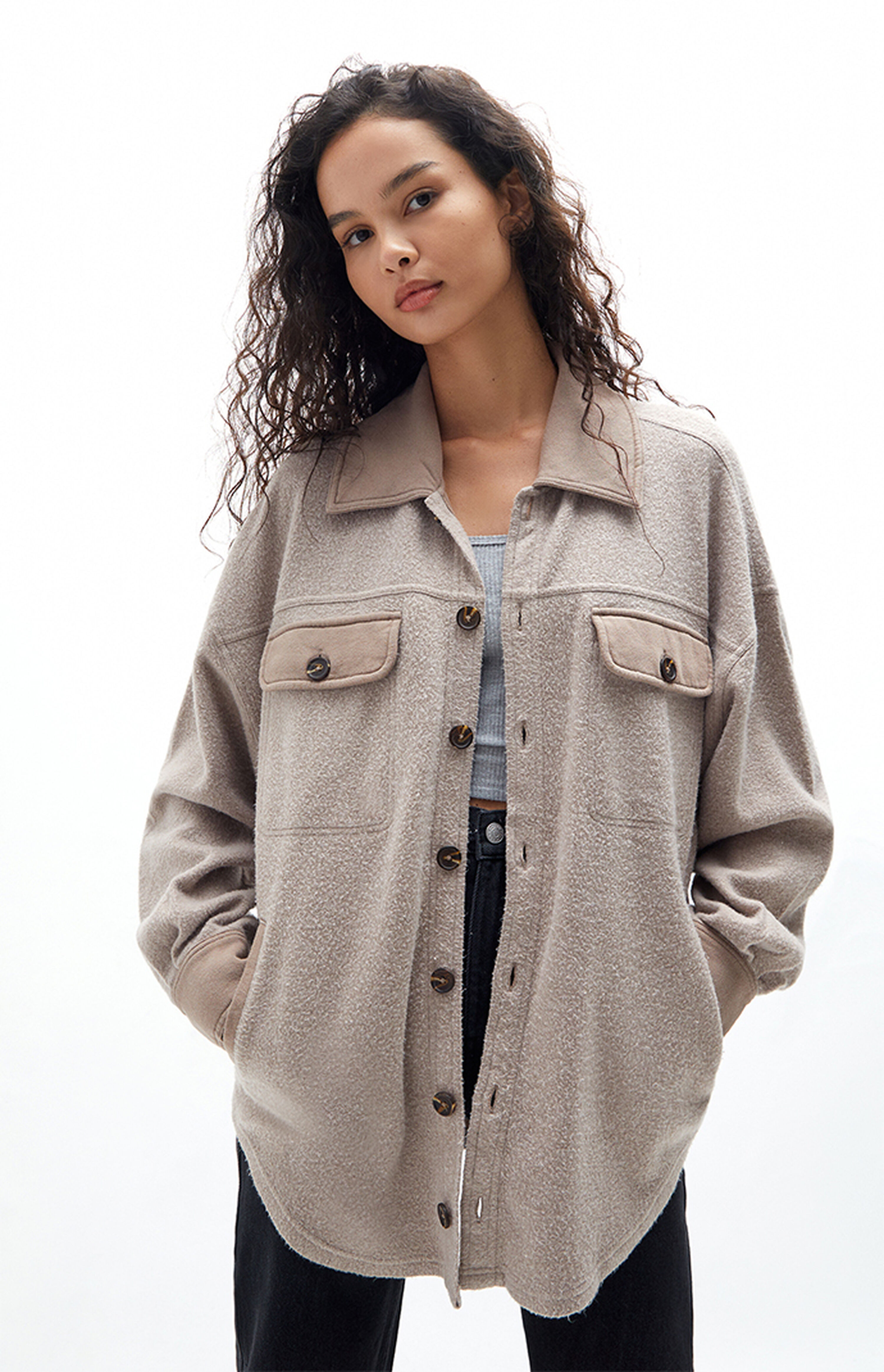 PacSun Homecoming Button Down Fleece Shirt | PacSun | PacSun