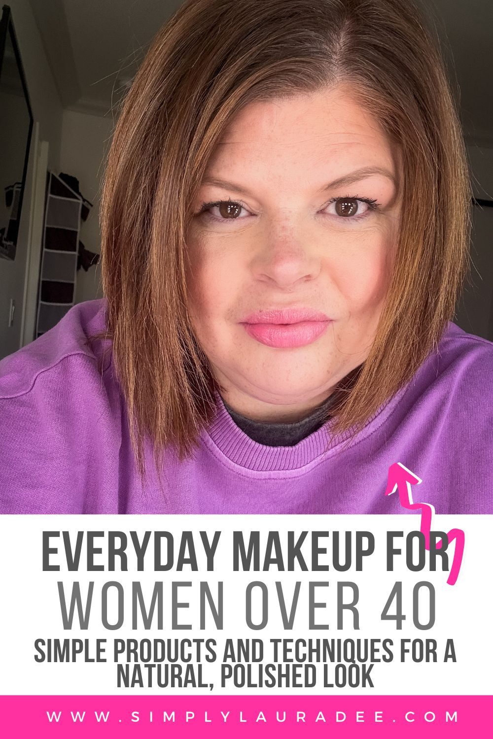 A natural makeup look can still feel polished and put together. Soft eye makeup, fresh-looking skin, a touch of blush and a flattering pink lip create an easy everyday look that works for women over 40. Pin this beauty inspiration for casual days, work, lunch dates or anytime you want makeup that enhances rather than overwhelms. 

 #LTKgrwm #LTKOver40 #LTKBeauty