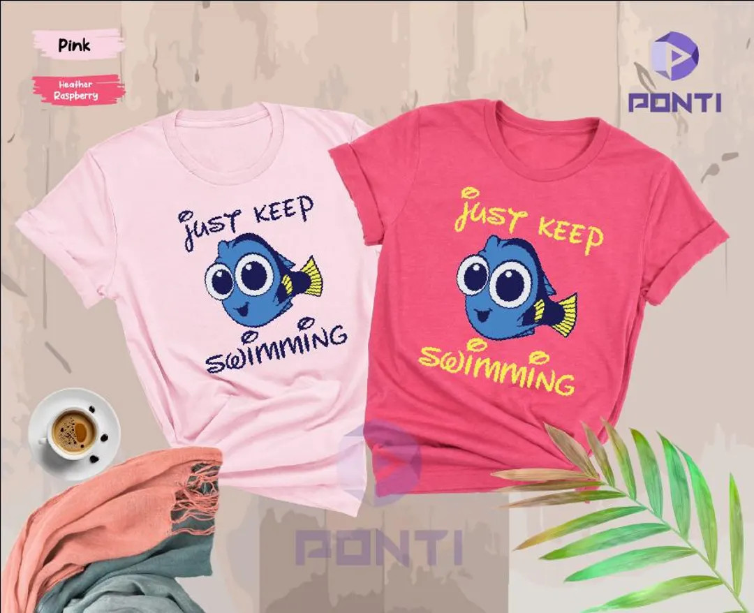 Just Keep Swimming Shirt, Swimming Shirt, Swim Team Shirt, Finding Nemo Shirt, Baby Dory Shirt, G... | Etsy (US)